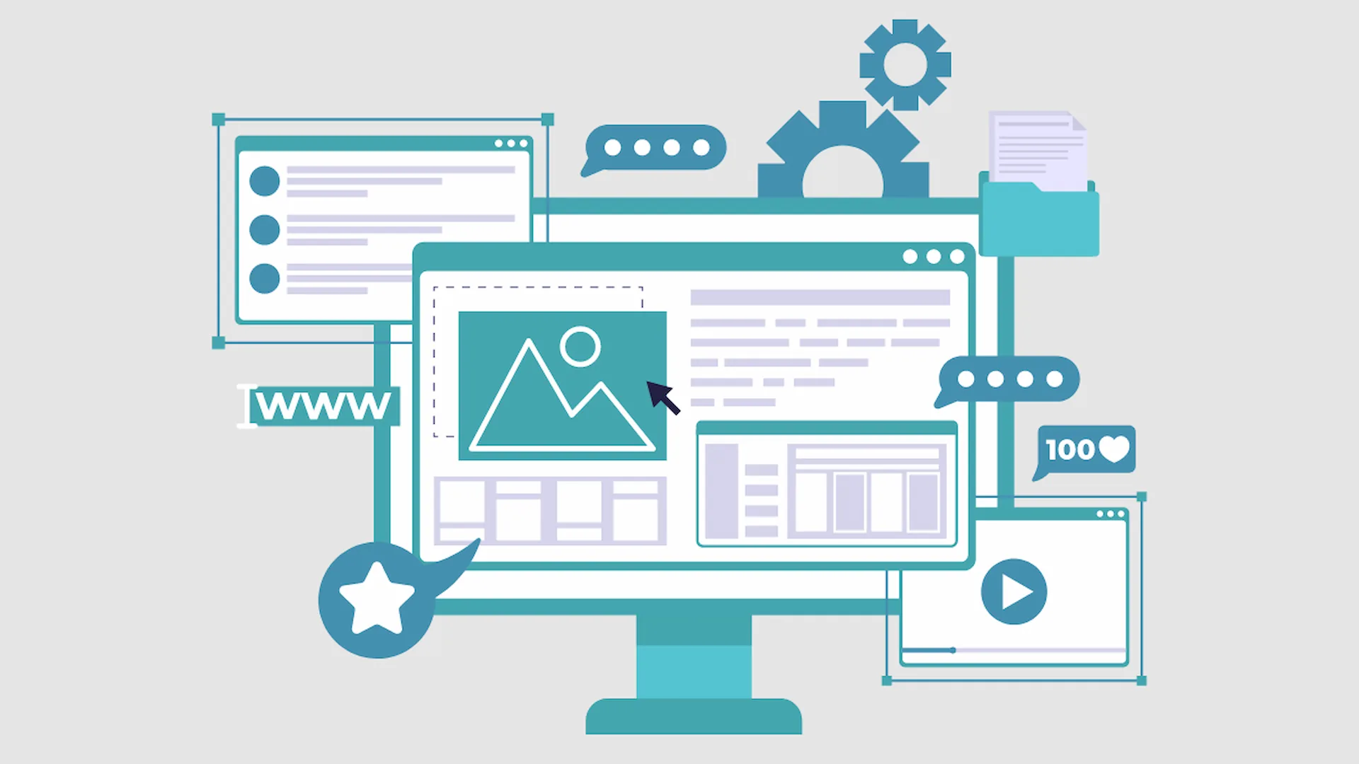 Professional business website displayed on multiple devices, representing strong online presence